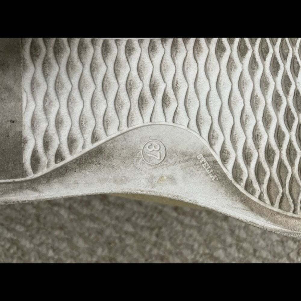 MJUS Anthropologie lace up sneaker shoes size 37 cream tan - Picture 10 of 11